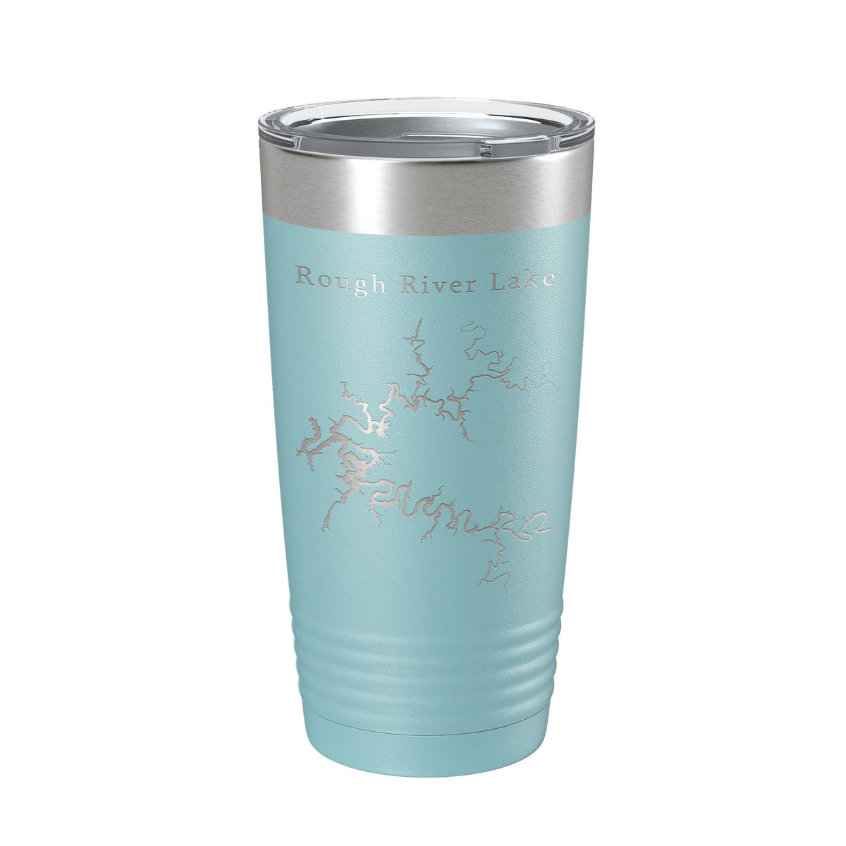 Rough River Lake Map Tumbler Travel Mug Insulated Laser Engraved Coffee Cup Kentucky 20 oz