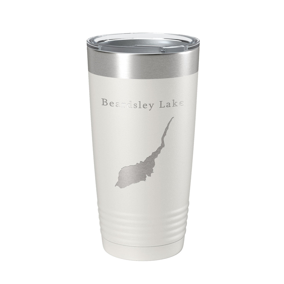 Beardsley Lake Map Tumbler Travel Mug Insulated Laser Engraved Coffee Cup California 20 oz