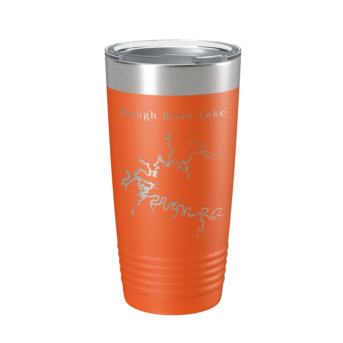 Rough River Lake Map Tumbler Travel Mug Insulated Laser Engraved Coffee Cup Kentucky 20 oz