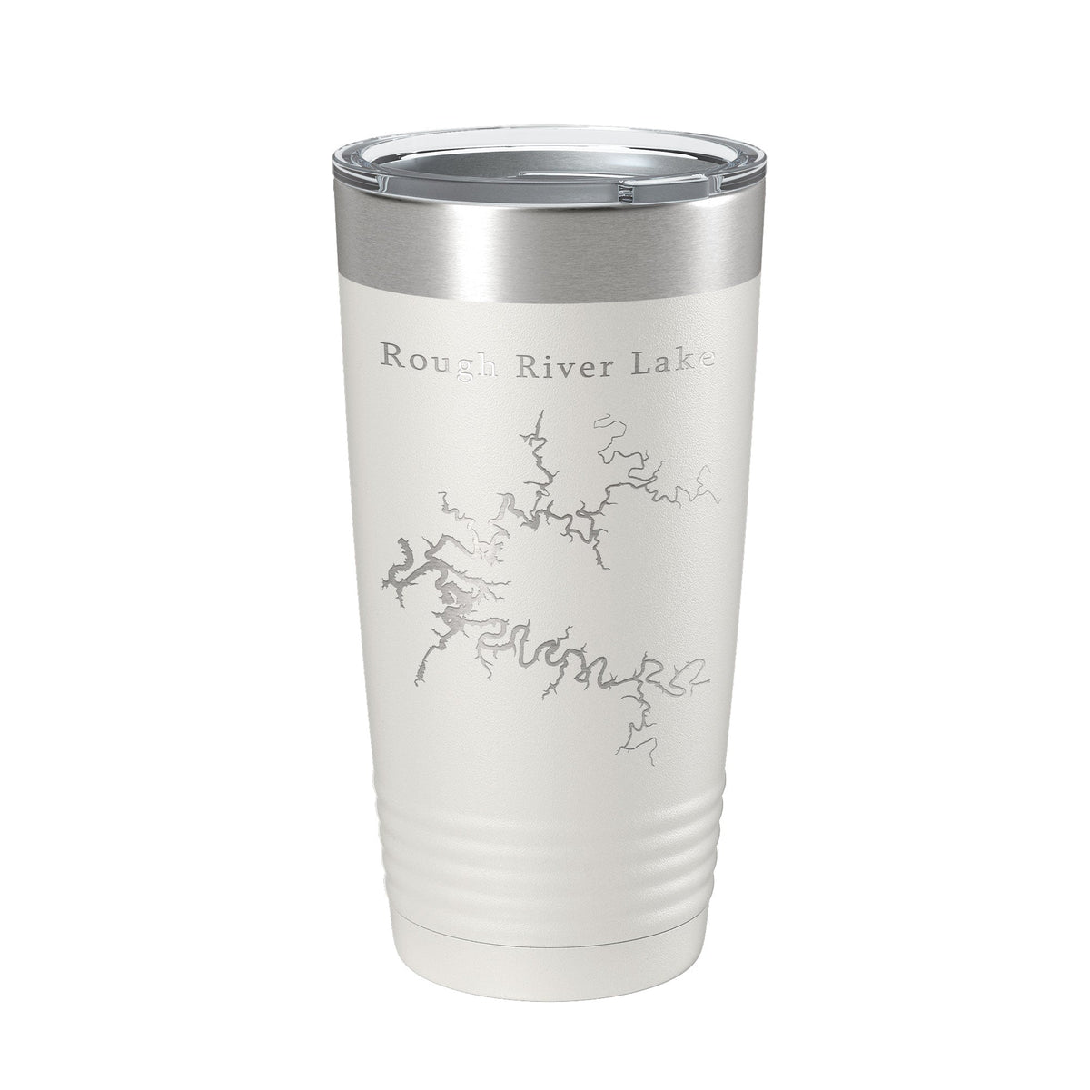 Rough River Lake Map Tumbler Travel Mug Insulated Laser Engraved Coffee Cup Kentucky 20 oz