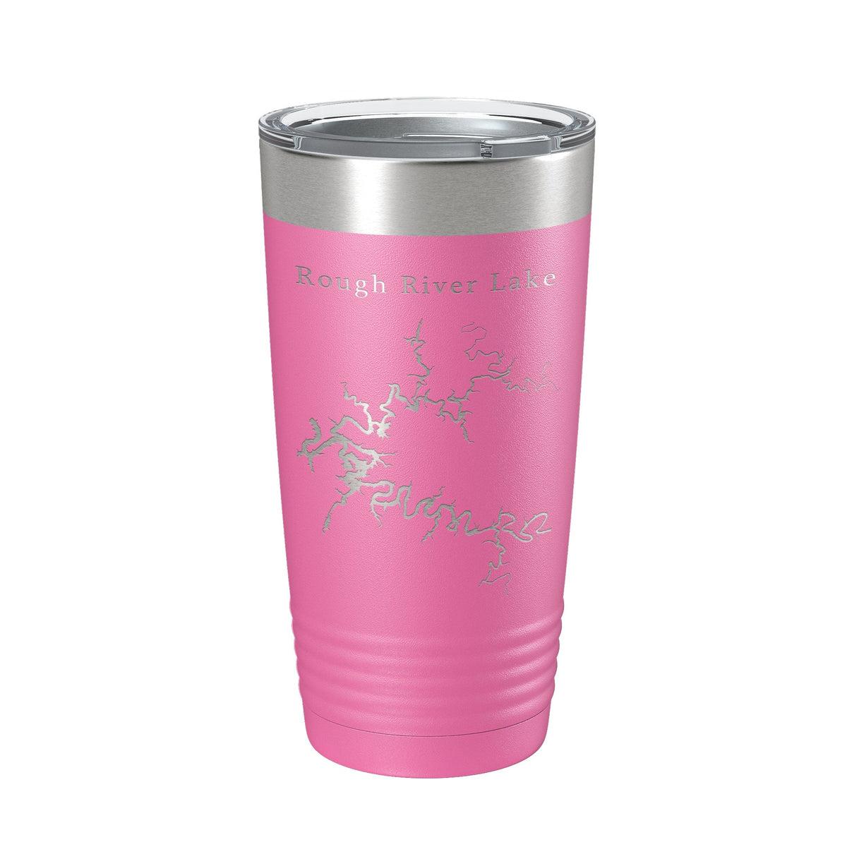 Rough River Lake Map Tumbler Travel Mug Insulated Laser Engraved Coffee Cup Kentucky 20 oz
