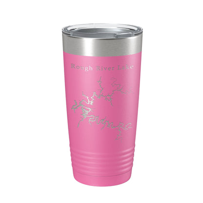 Rough River Lake Map Tumbler Travel Mug Insulated Laser Engraved Coffee Cup Kentucky 20 oz