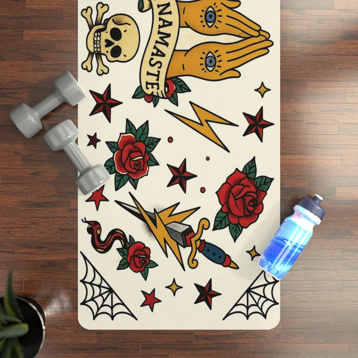 Ink & Om — Tattoo Omens Non-Slip Yoga Mat (3mm)
